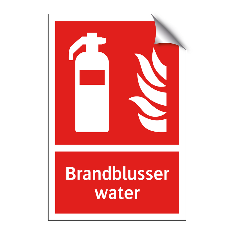 Brandblusser water
