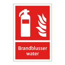 Brandblusser water