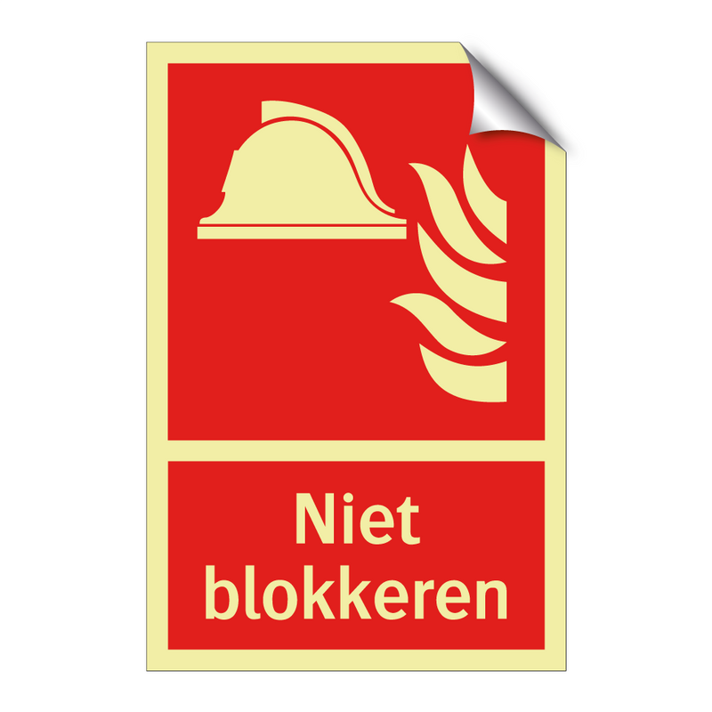 Niet blokkeren
