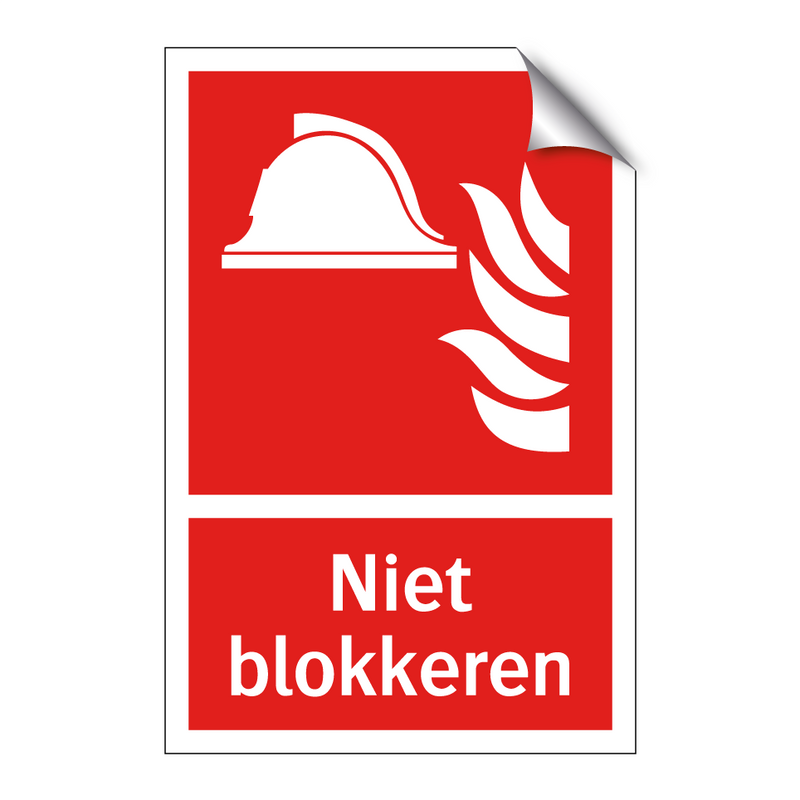 Niet blokkeren