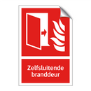 Zelfsluitende branddeur