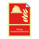 Opslag brandweermateriaal