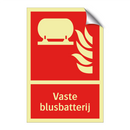 Vaste blusbatterij