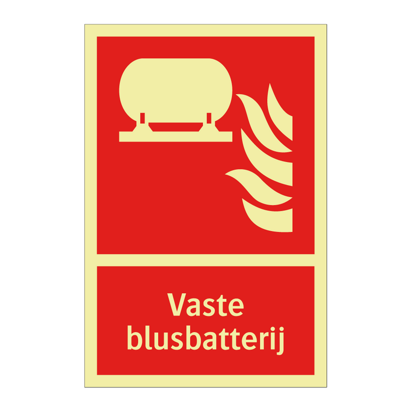 Vaste blusbatterij