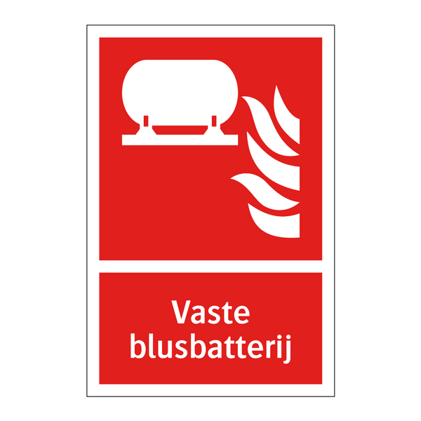 Vaste blusbatterij