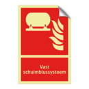 Vast schuimblussysteem