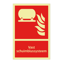 Vast schuimblussysteem