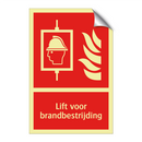 Lift voor brandbestrijding