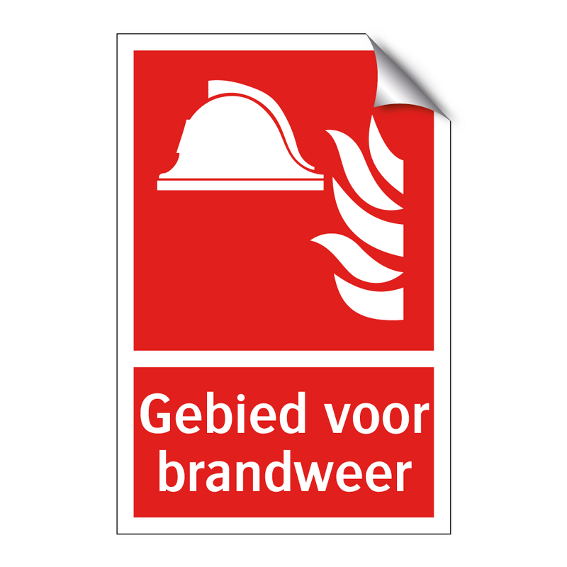 Gebied voor brandweer