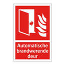 Automatische brandwerende deur