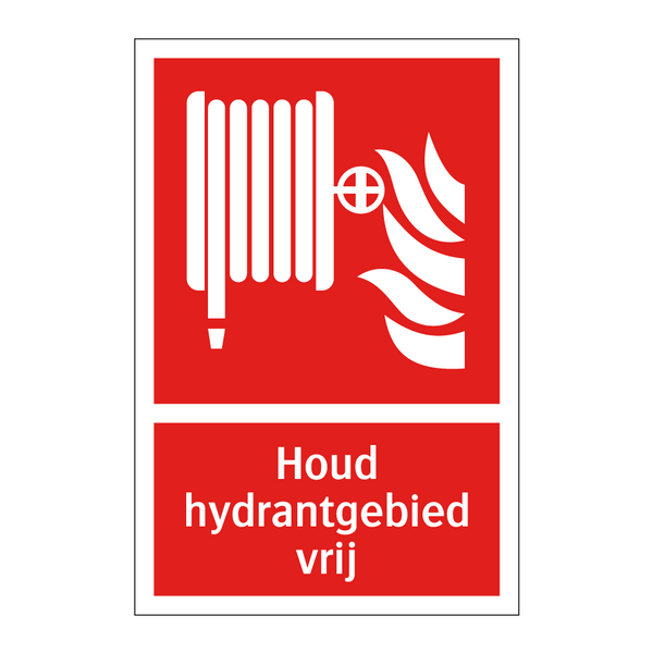 Houd hydrantgebied vrij