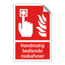 Handmatig bediende rookafvoer