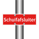 Schuifafsluiter & Schuifafsluiter & Schuifafsluiter