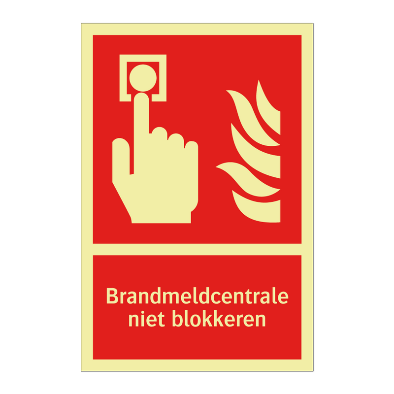Brandmeldcentrale niet blokkeren