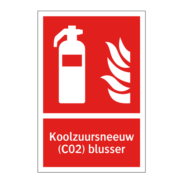 Koolzuursneeuw- (C02) blusser