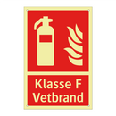 Klasse F - Vetbrand