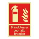 Brandblusser voor alle branden