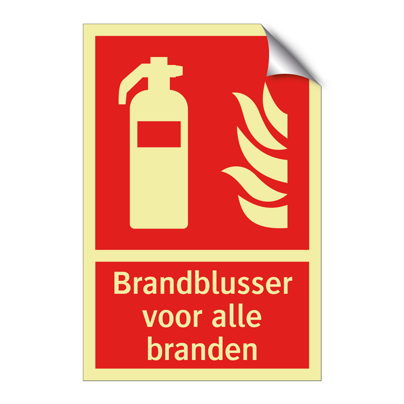 Brandblusser voor alle branden