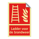 Ladder voor de brandweer