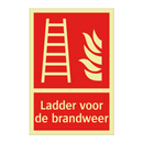 Ladder voor de brandweer