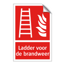 Ladder voor de brandweer