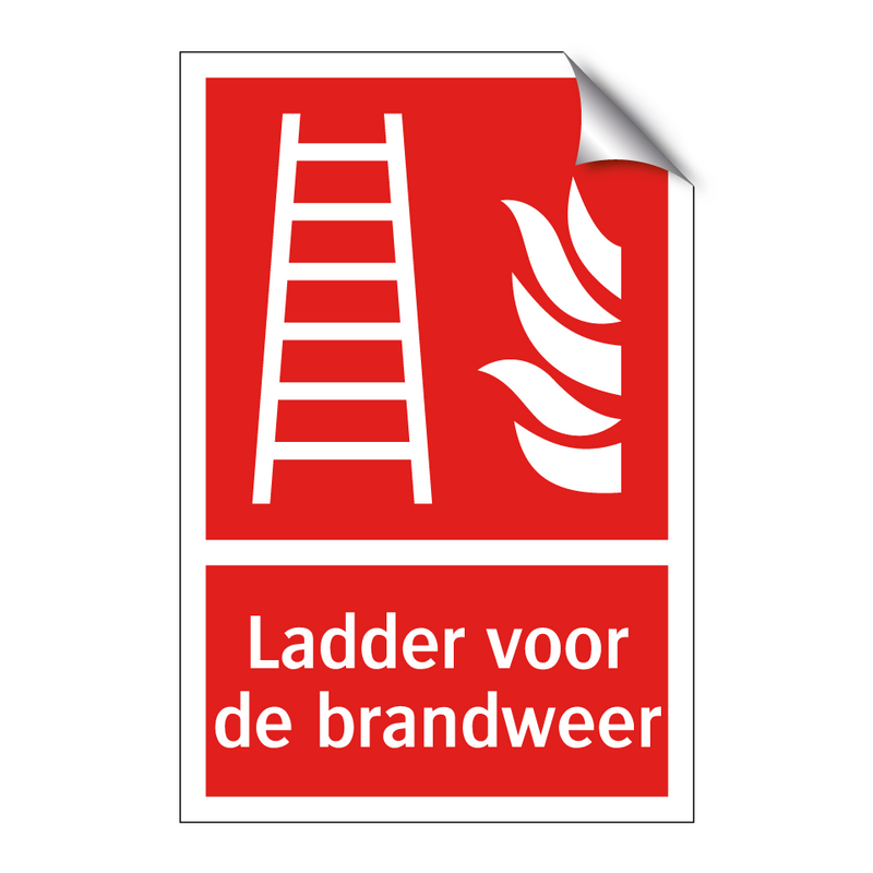 Ladder voor de brandweer