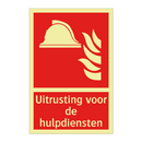 Uitrusting voor de hulpdiensten