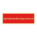 Sprinklerbedieningscentrum & Sprinklerbedieningscentrum & Sprinklerbedieningscentrum