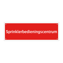 Sprinklerbedieningscentrum & Sprinklerbedieningscentrum & Sprinklerbedieningscentrum