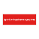 Sprinklerbeschermingsruimte & Sprinklerbeschermingsruimte & Sprinklerbeschermingsruimte
