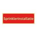 Sprinklerinstallatie & Sprinklerinstallatie & Sprinklerinstallatie & Sprinklerinstallatie