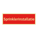 Sprinklerinstallatie & Sprinklerinstallatie & Sprinklerinstallatie & Sprinklerinstallatie