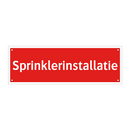 Sprinklerinstallatie & Sprinklerinstallatie & Sprinklerinstallatie & Sprinklerinstallatie