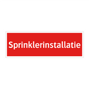Sprinklerinstallatie & Sprinklerinstallatie & Sprinklerinstallatie & Sprinklerinstallatie