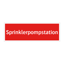 Sprinklerpompstation & Sprinklerpompstation & Sprinklerpompstation & Sprinklerpompstation