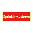 Sprinklersysteem & Sprinklersysteem & Sprinklersysteem & Sprinklersysteem