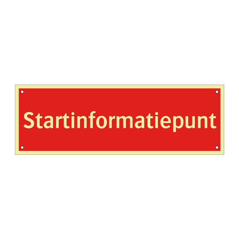 Startinformatiepunt & Startinformatiepunt & Startinformatiepunt & Startinformatiepunt