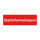 Startinformatiepunt & Startinformatiepunt & Startinformatiepunt & Startinformatiepunt