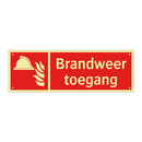 Brandweer toegang