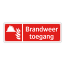 Brandweer toegang