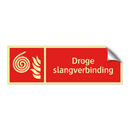 Droge slangverbinding