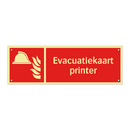 Evacuatiekaart printer