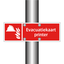 Evacuatiekaart printer