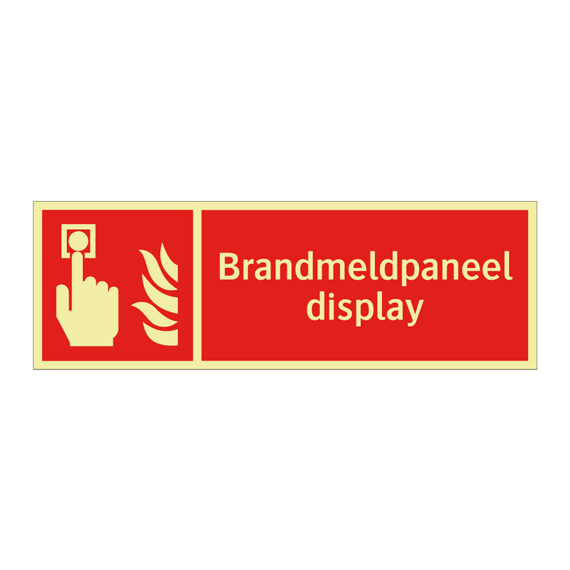 Brandmeldpaneel display