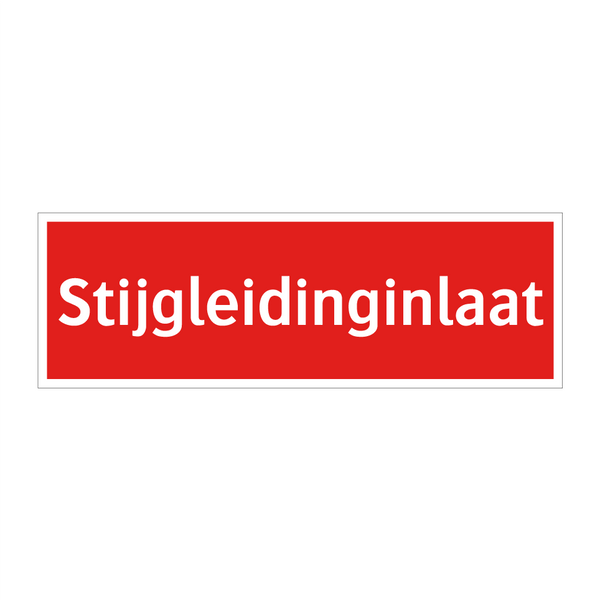 Stijgleidinginlaat & Stijgleidinginlaat & Stijgleidinginlaat & Stijgleidinginlaat