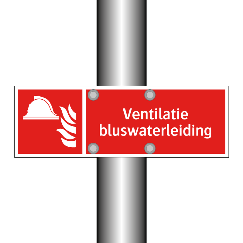 Ventilatie bluswaterleiding