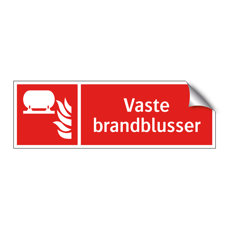 Vaste brandblusser