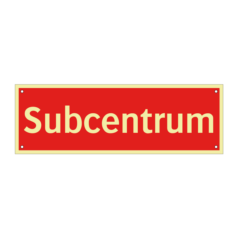 Subcentrum & Subcentrum & Subcentrum & Subcentrum