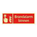 Brandalarm binnen