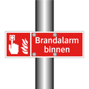 Brandalarm binnen